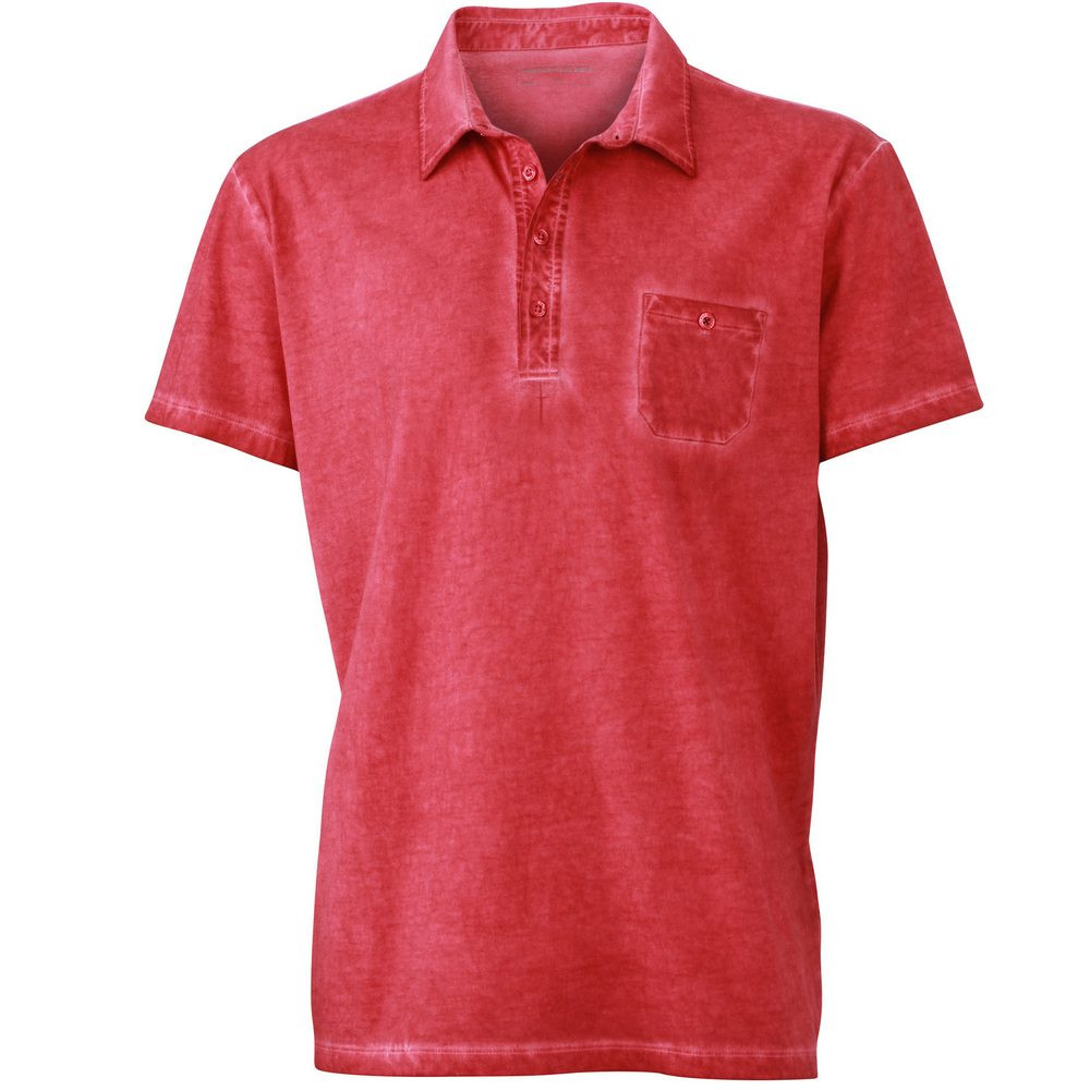 James & Nicholson (Daiber) Pánská Gipsy polokošile JN988 - Červená | S