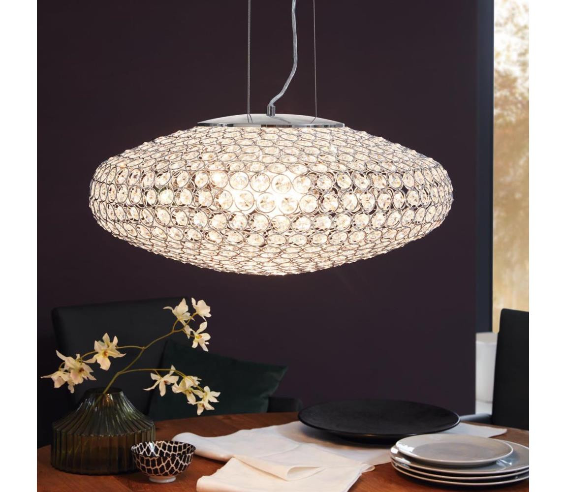 Eglo Eglo 95287 - Křišťálový lustr CLEMENTE 3xE27/60W/230V