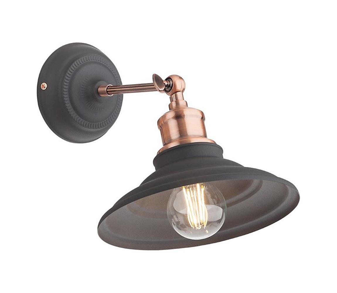 Redo Redo 01-1289 - Nástěnné svítidlo SPINNER 1xE27/42W/230V