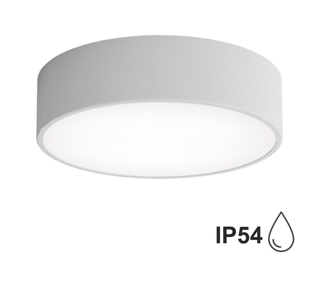 Koupelnové stropní svítidlo CLEO 2xE27/24W/230V pr. 30 cm šedá IP54