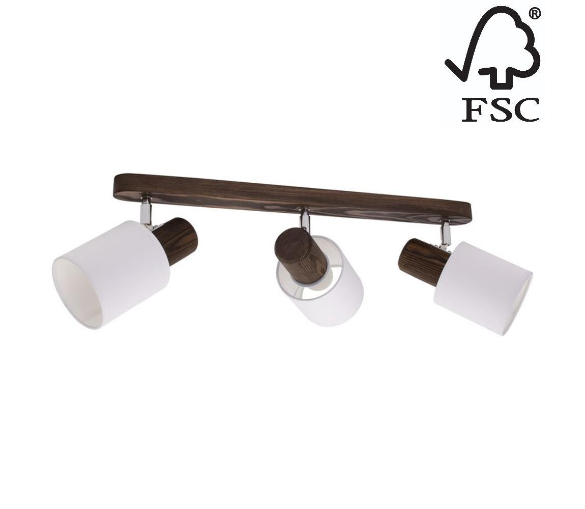 DO2248356 - Stropní bodové svítidlo TRENDY 3xE27/15W/230V borovice