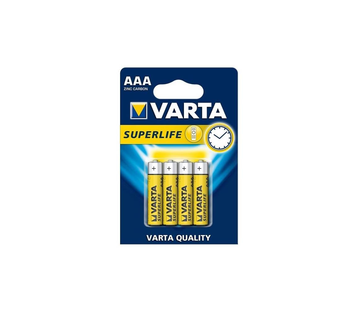 VARTA Varta 2003 - 4 ks Zinkouhlíková baterie SUPERLIFE AAA 1,5V