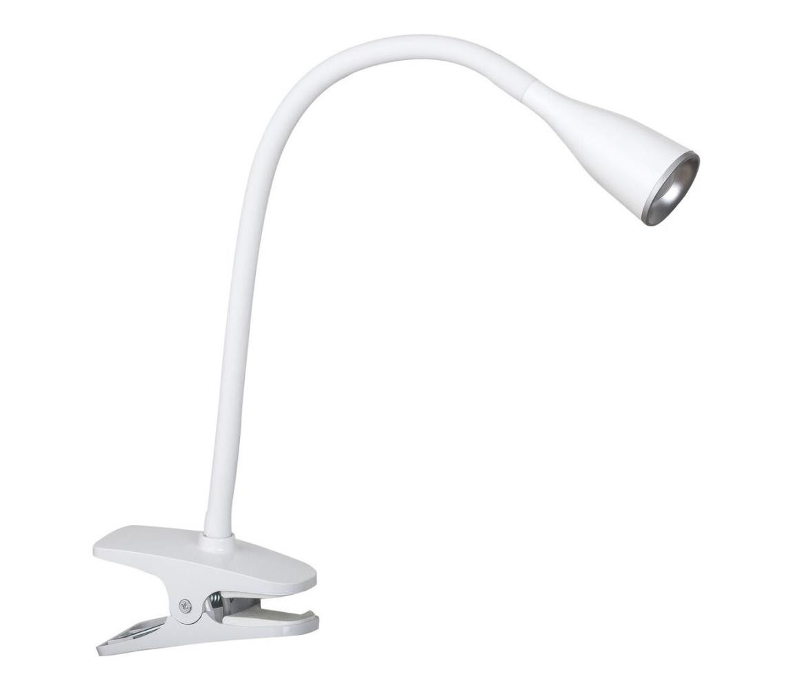 Rabalux Rabalux 4196 - LED Stolní lampa s klipem JEFF 1xLED/4,5W/230V bílá