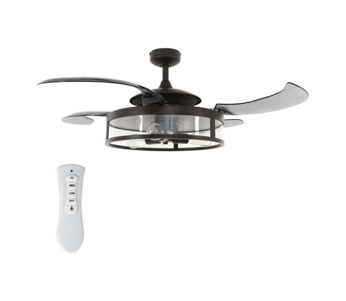 Fanaway FANAWAY 212927 - LED Stropní látor CLASSIC 3xE27/4W/230V černá + DO