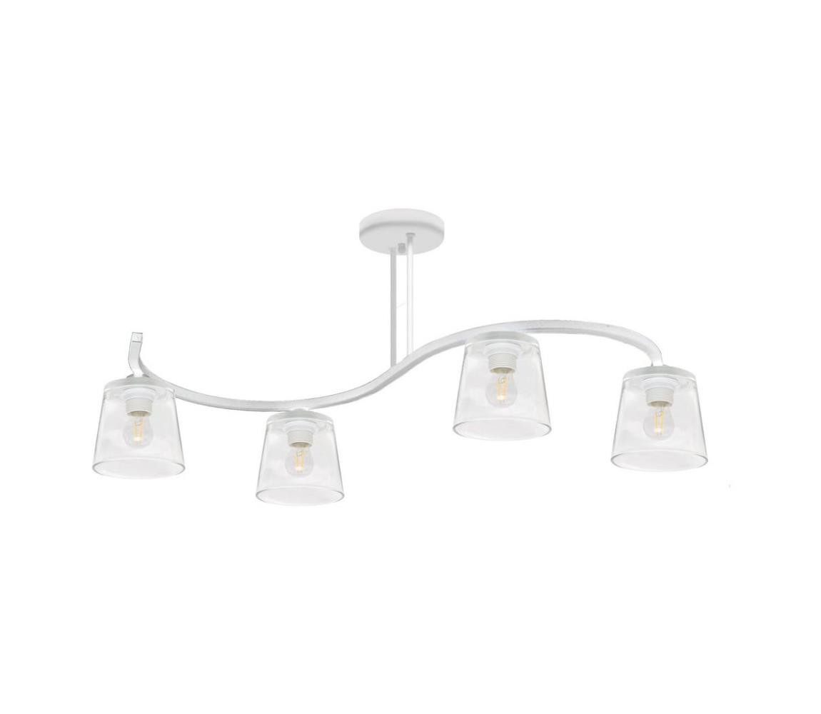 Přisazený lustr LUCEA 4xE27/15W/230V bílá