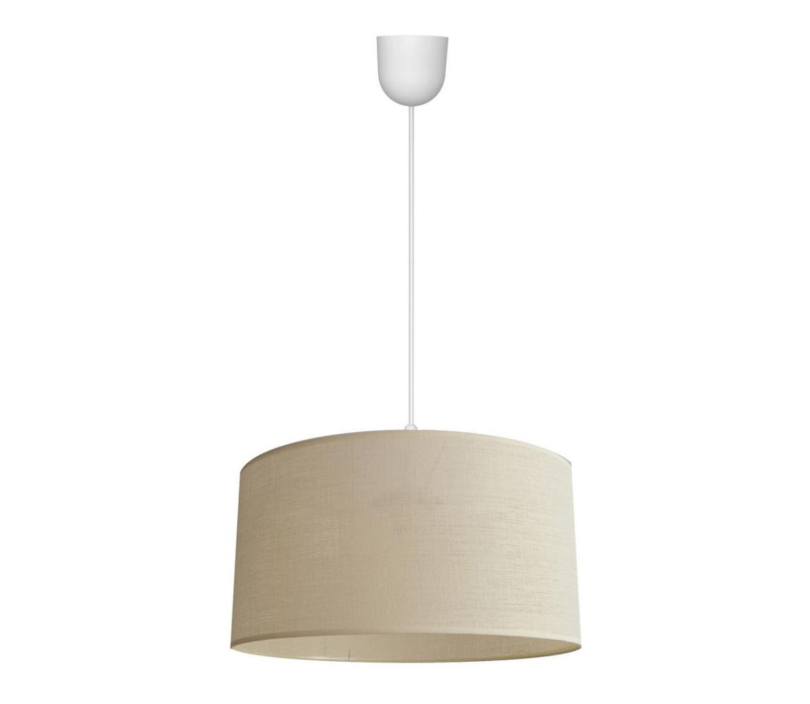 Lustr na lanku ALBA 1xE27/15W/230V pr. 40 cm béžová