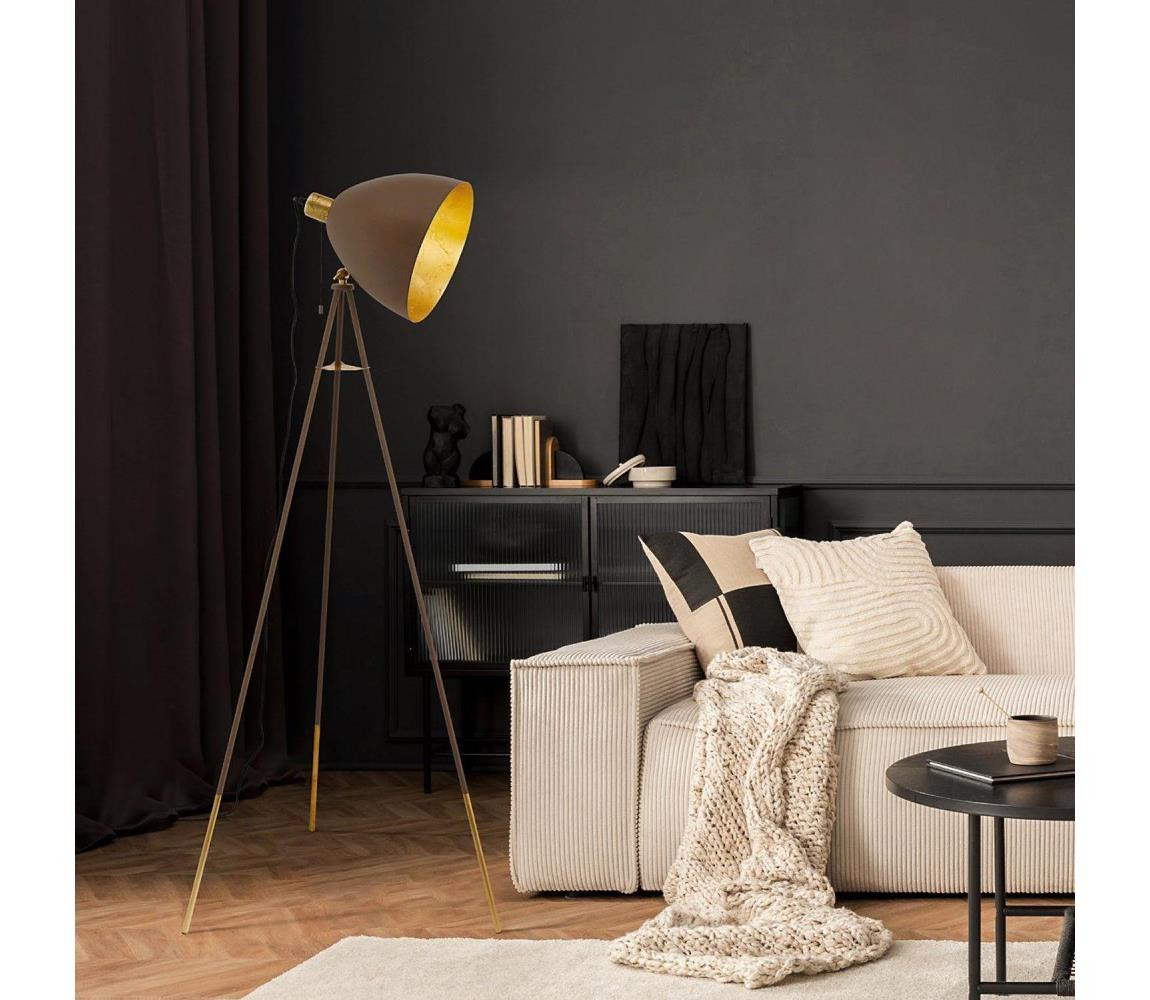 Eglo Eglo 49519 - Stojací lampa CHESTER 1 1xE27/60W/230V