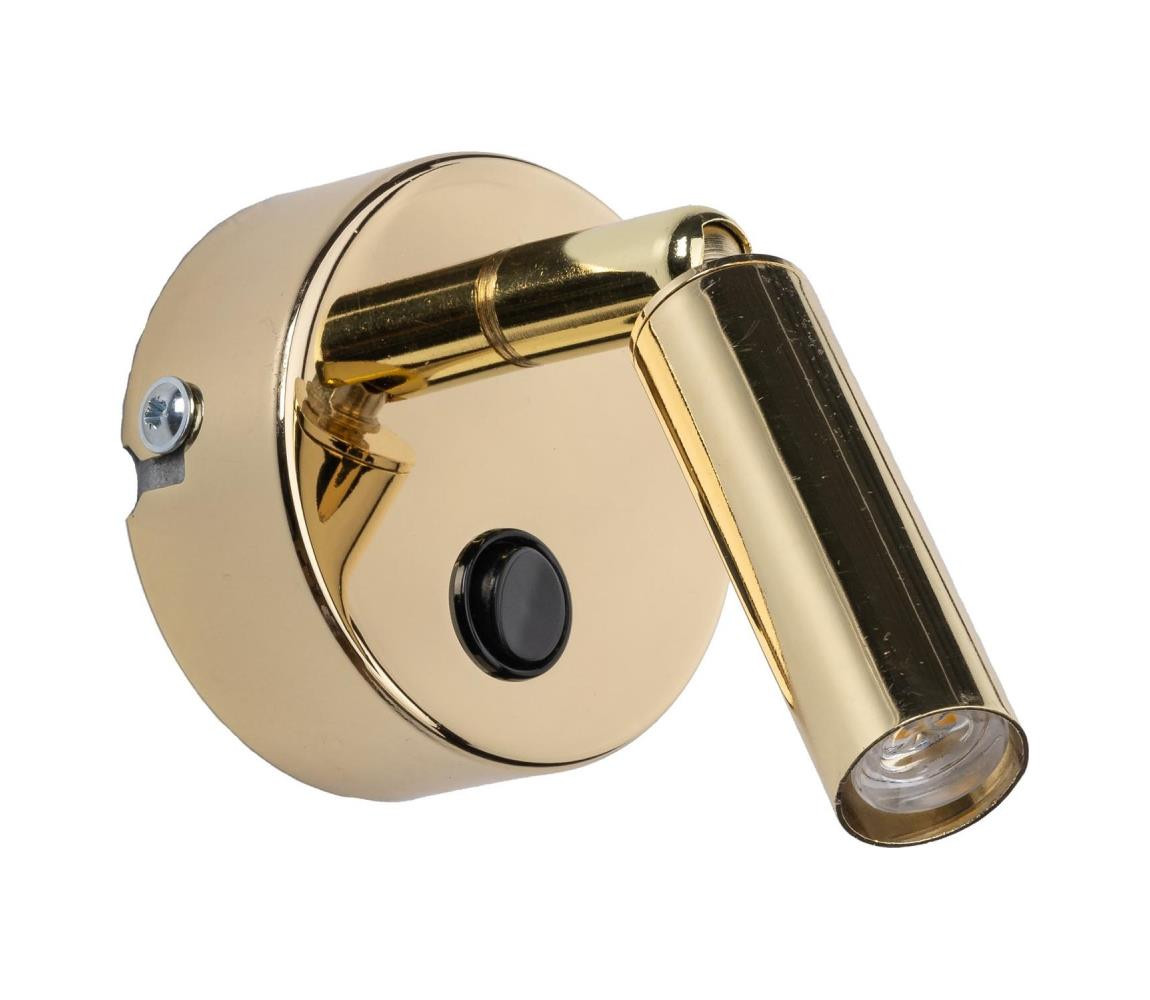 Nástěnné bodové svítidlo ENZO 1xG9/8W/230V zlatá