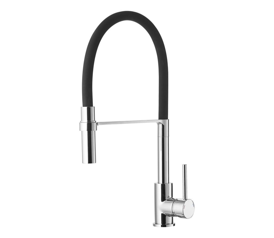 ALVEUS ALVEUS 1129024 - Dřezová baterie s flexibilním ramínkem ELIA 45 cm chrom/černá