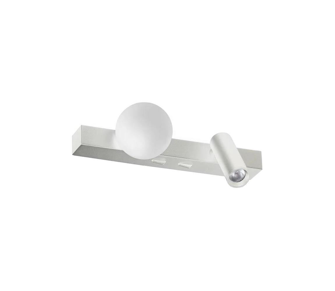 Ideal Lux Ideal Lux - LED Nástěnné svítidlo PING PONG 2xLED/3W/230V CRI 90 matný chrom
