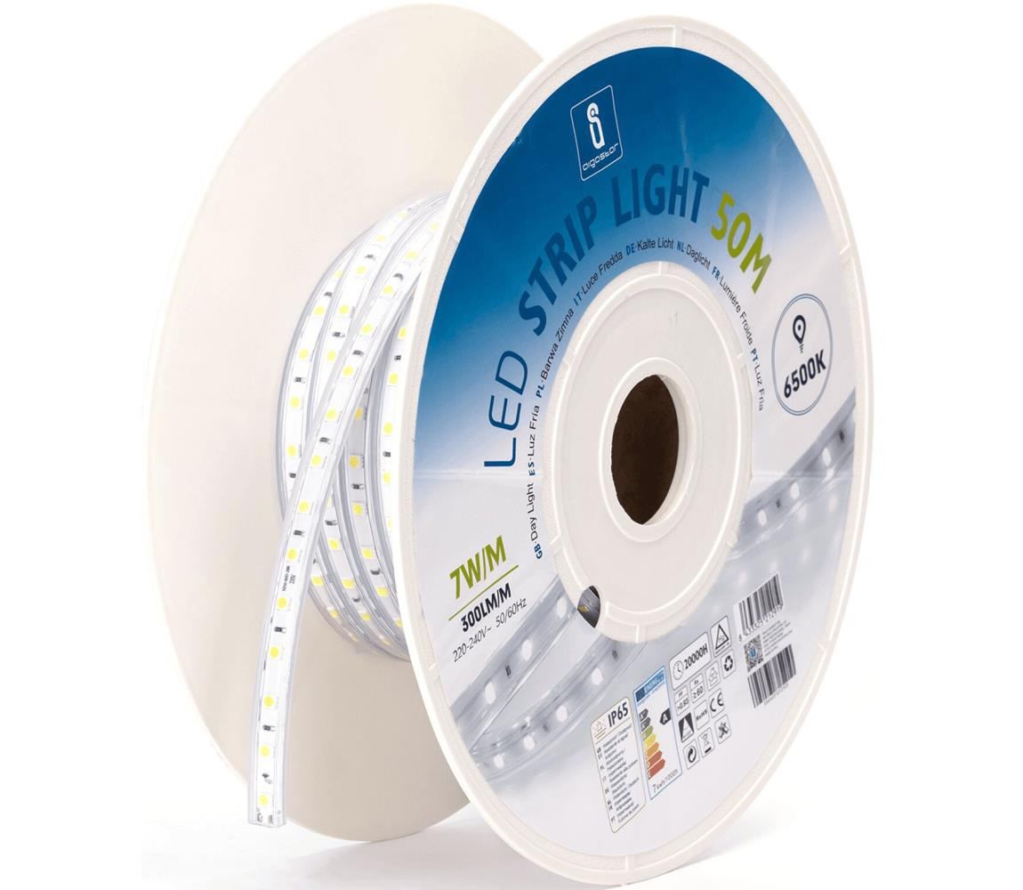 B.V.  - LED Pásek LED/350W/230V 50m 6500K IP65