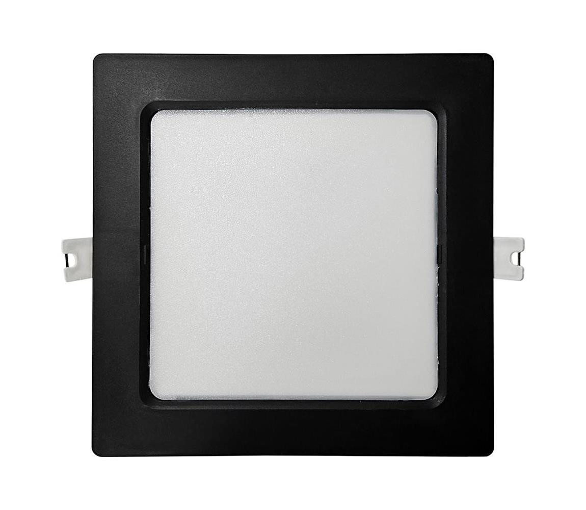 LED Podhledové svítidlo SQUARE LED/12W/230V 4000K 17x17 cm černá