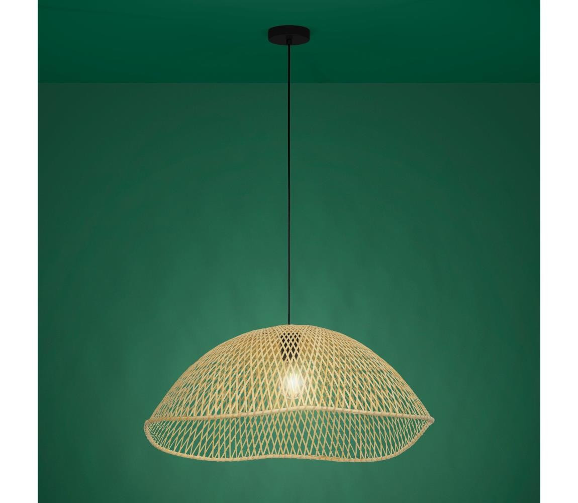 Eglo Eglo 390236 - Lustr na lanku SAMBUCONA 1xE27/40W/230V pr. 72 cm hnědá