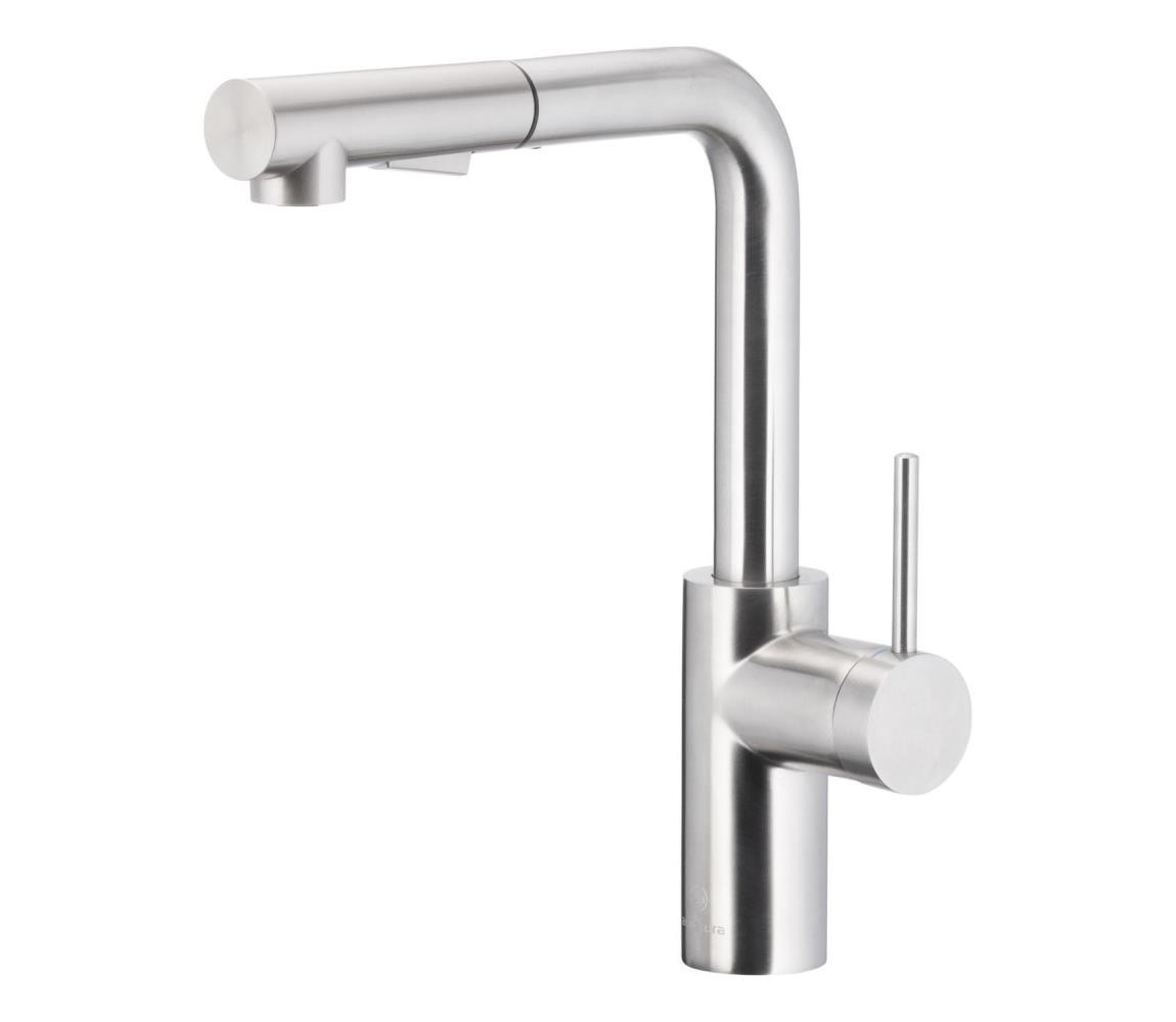 KFA Armatura KFA Armatura 6623-110-22 - Dřezová baterie s vytahov. sprškou DUERO BASIC nerez