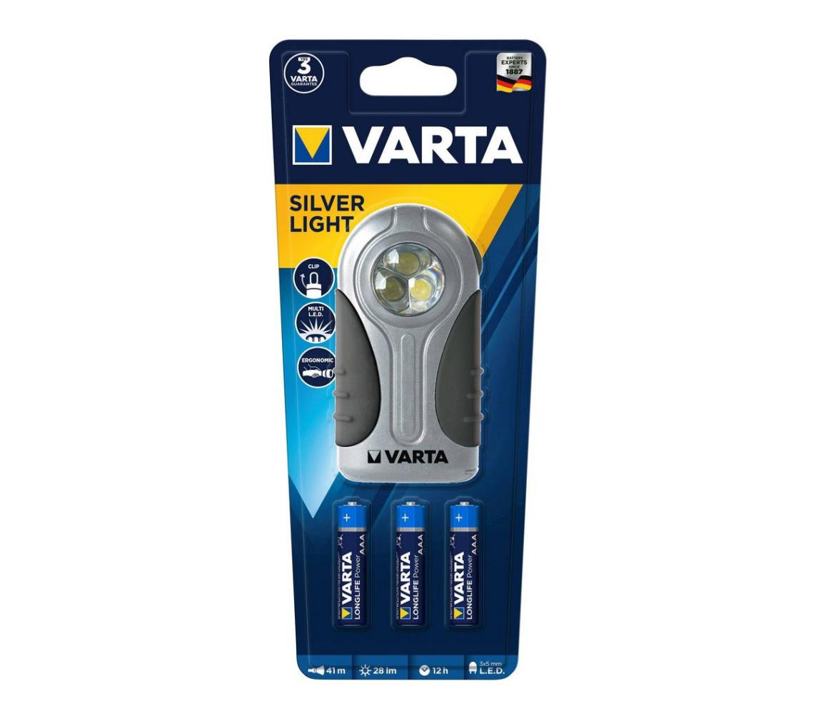 VARTA Varta 16647101421 - LED Ruční svítilna SILVER LIGHT LED/3xAAA