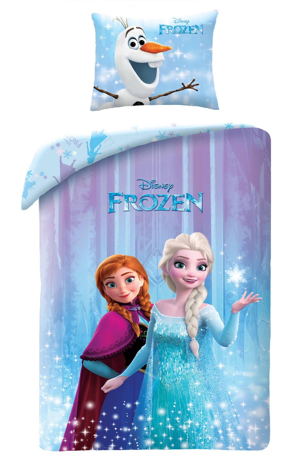 Halantex Bavlněné povlečení 140x200 + 70x90 cm - Ledové království 2 