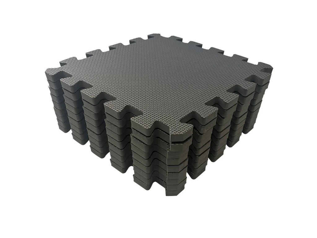 RIALTO BABY RAILTO Hrací podložka puzzle Cool Gray 90x90 cm