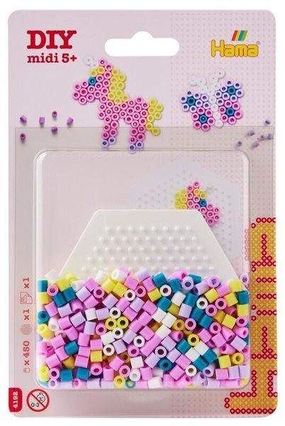 HAMA Zažehlovací korálky MIDI - Jednorožec