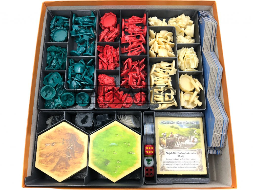 Kalkared Catan Insert (953B)