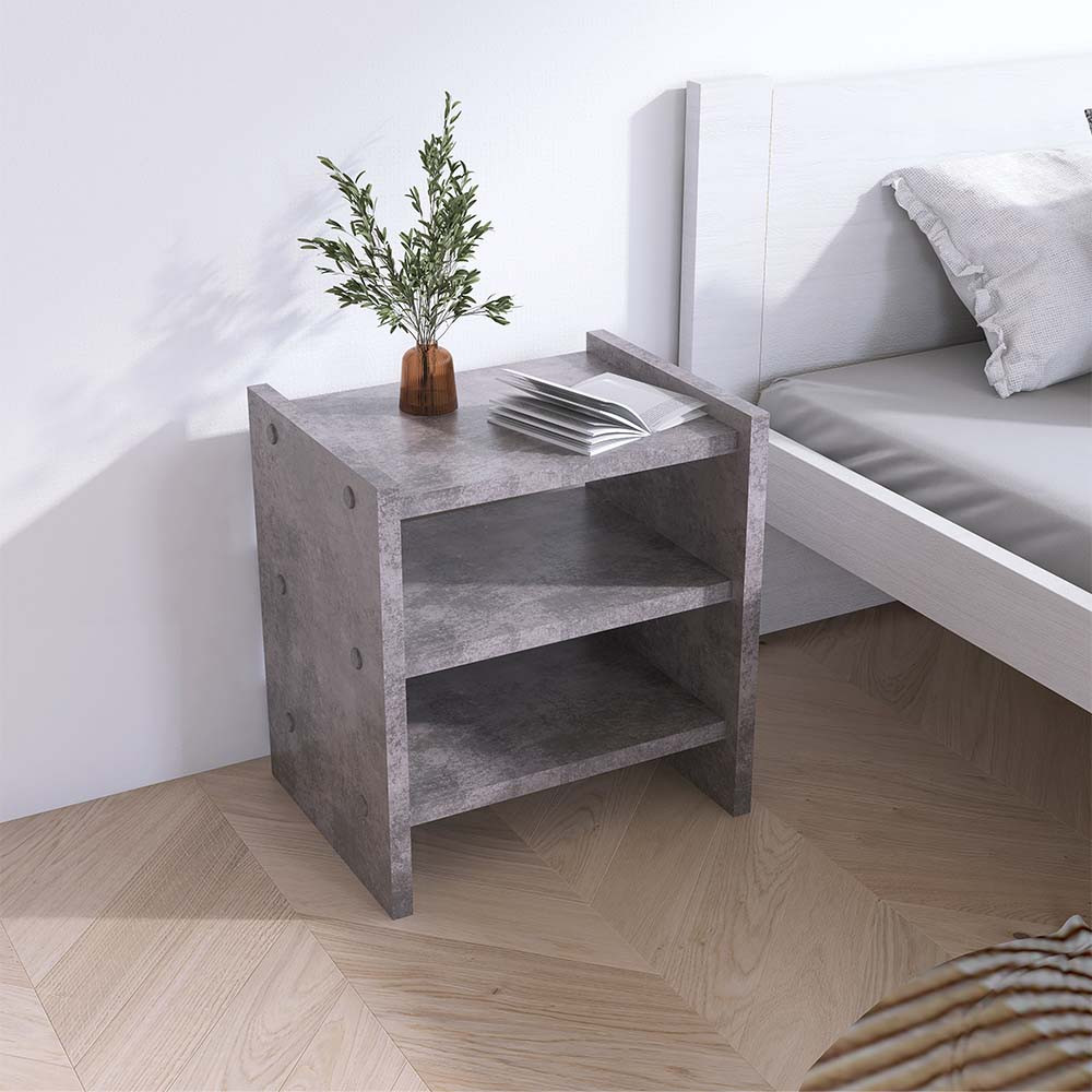 Maxi Noční stolek IRIS B7, 39 cm Beton