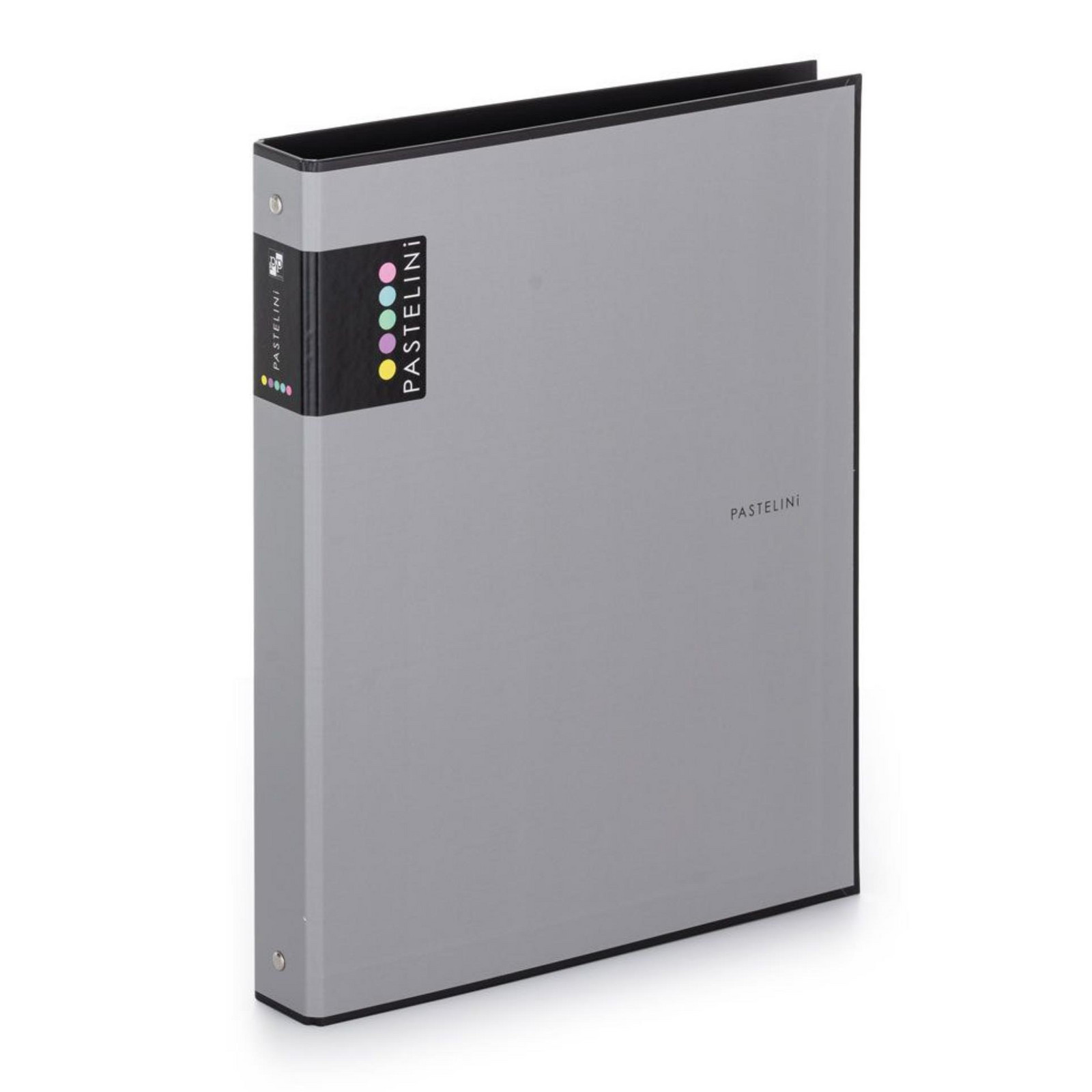 4kroužkový pořadač Pastelini - A4,  šíře hřbetu 4 cm, šedý