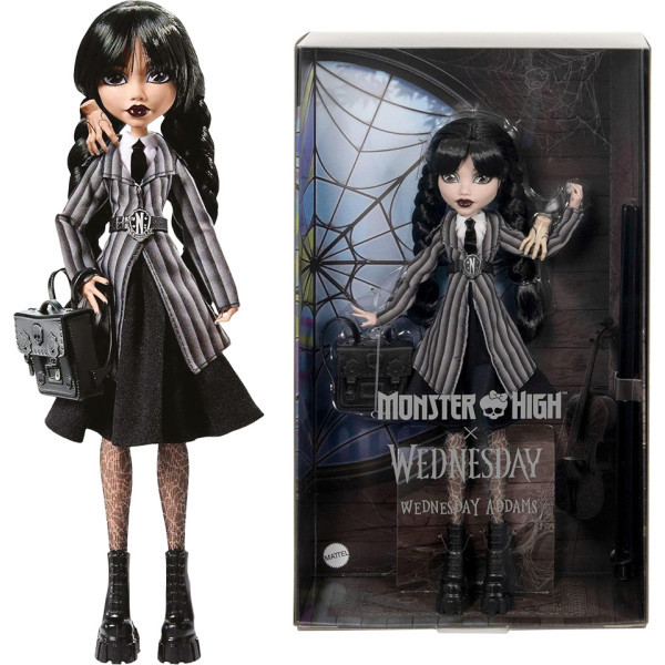 Monster High WEDNESDAY ADDAMS Školní uniforma