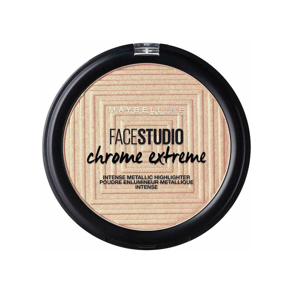 Maybelline New York  Face Studio Chrome Metallic Highlighter Powder - 300 Sa  Béžová