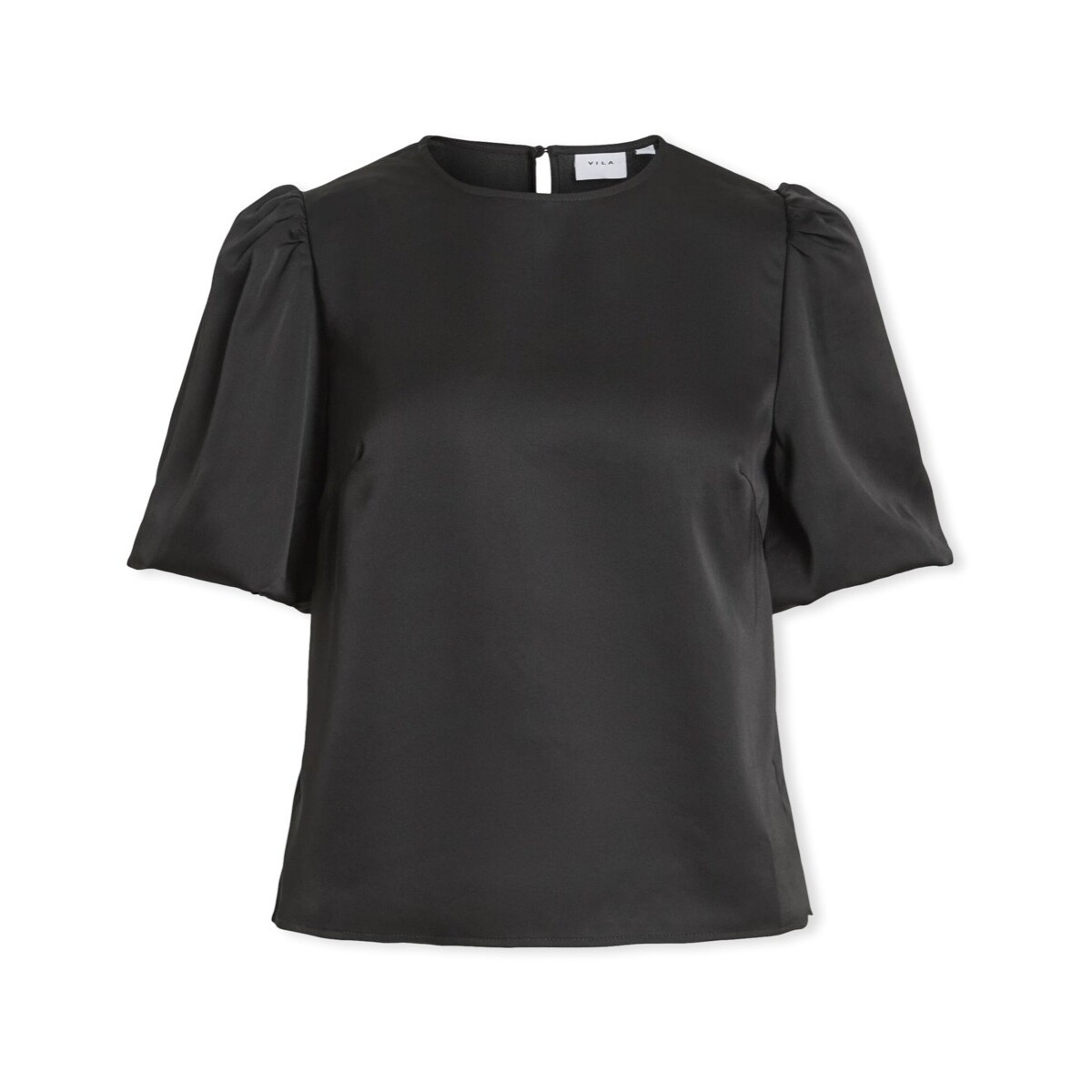 Vila  Noos Top Ellette - Black  Černá