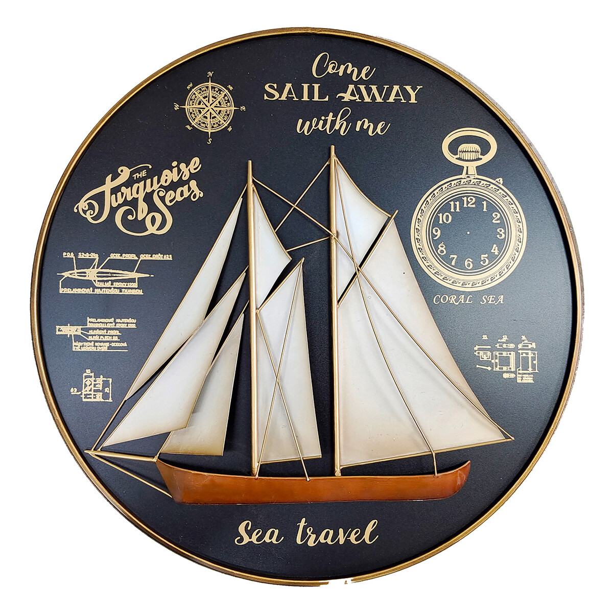 Signes Grimalt  Plachetnice Wall Ornament  Černá