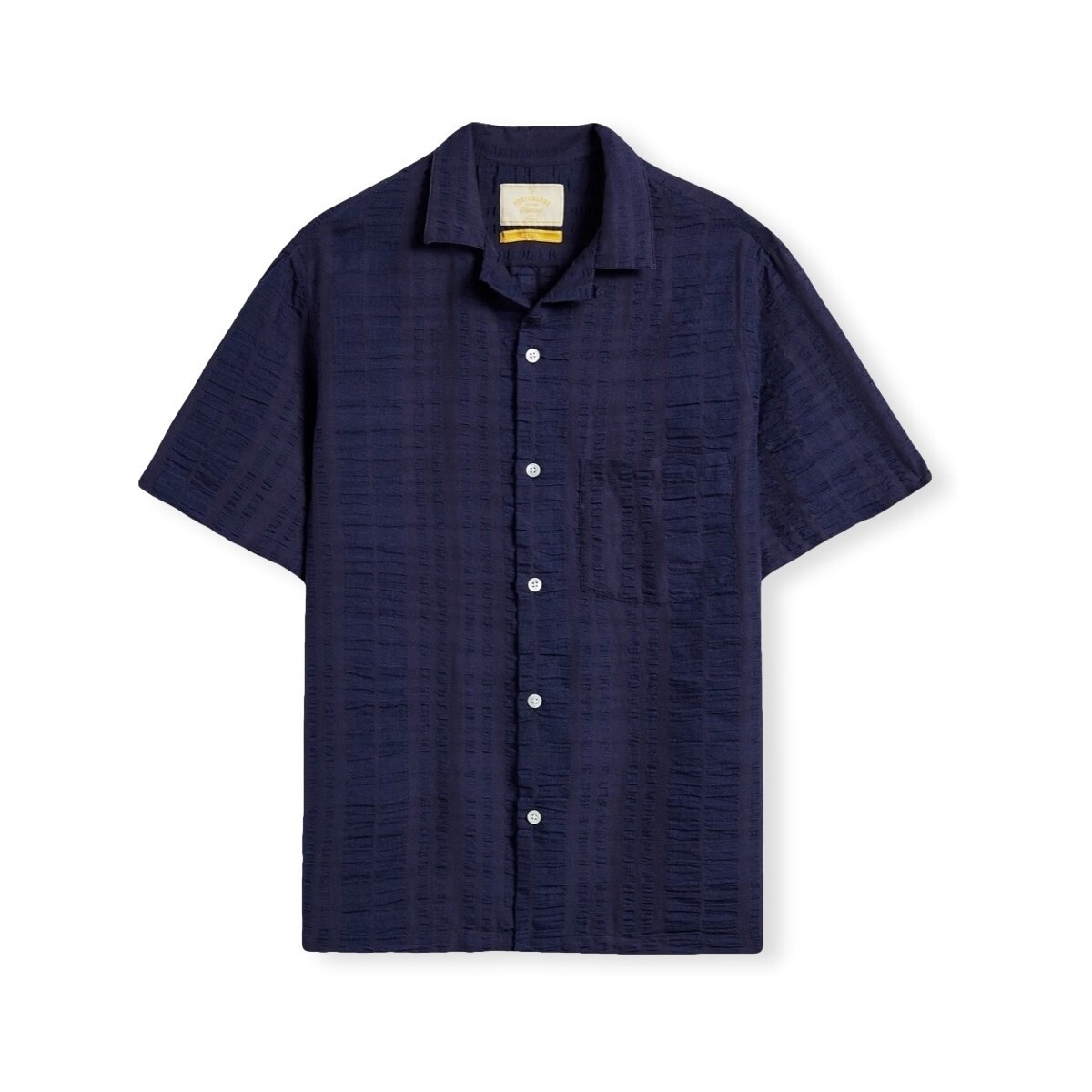 Portuguese Flannel  Crupao Shirt - Navy  Modrá