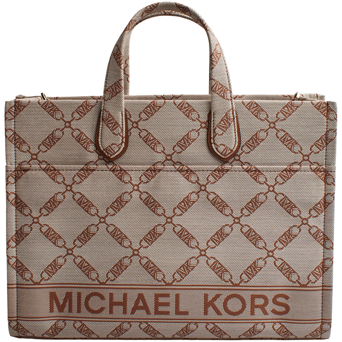 MICHAEL Michael Kors  30S3G3GT3J-LGGRABTOTE-NATUR LUGGAGE  Hnědá
