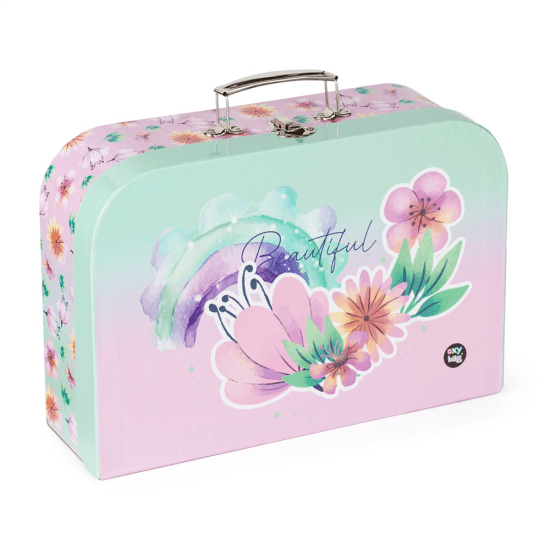 Oxybag Kufřík lamino 34 cm - Flowers - 6-08225