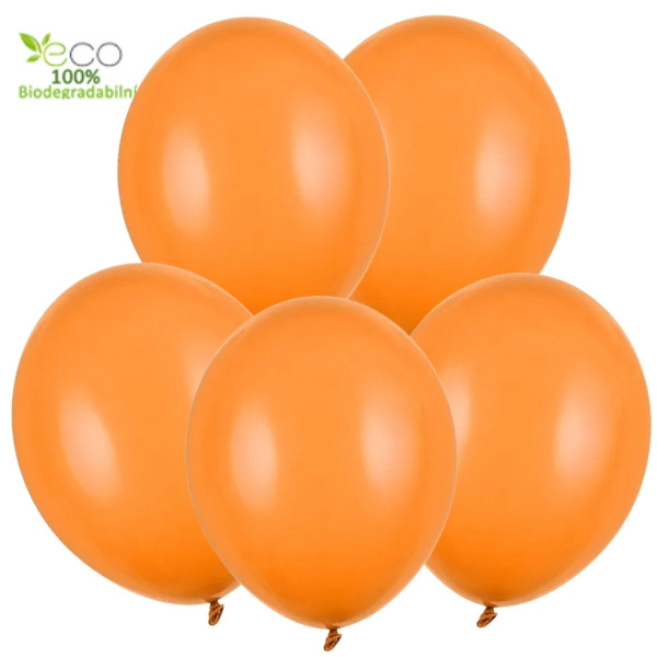 Balonky pomerančové 5 ks 30 cm