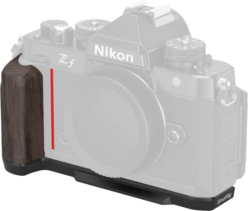 SmallRig 4801 L-Shape Mount Plate with Wooden Handle pro Nikon Z f