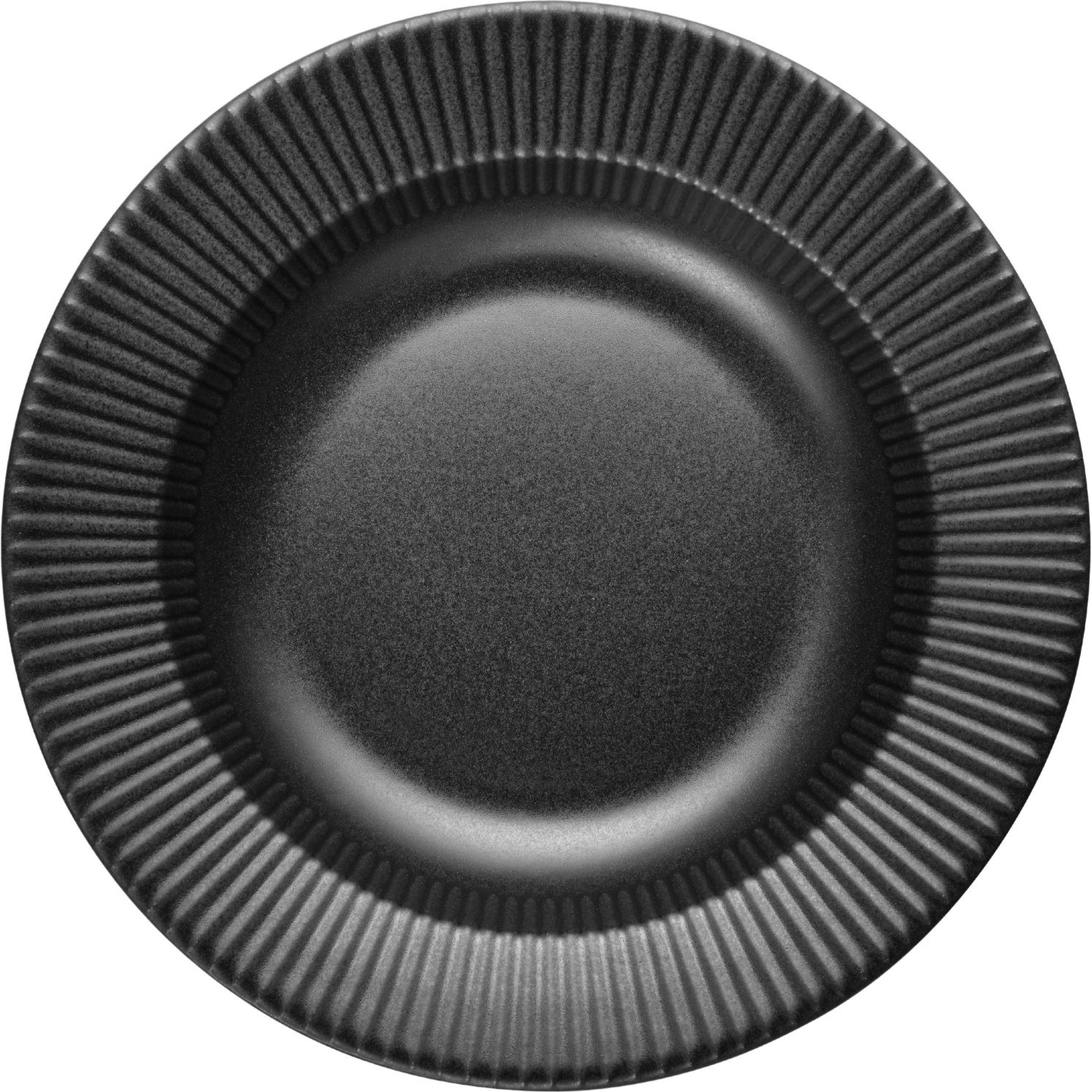 Hluboký talíř LEGIO NOVA 22 cm, černá, kamenina, Eva Solo