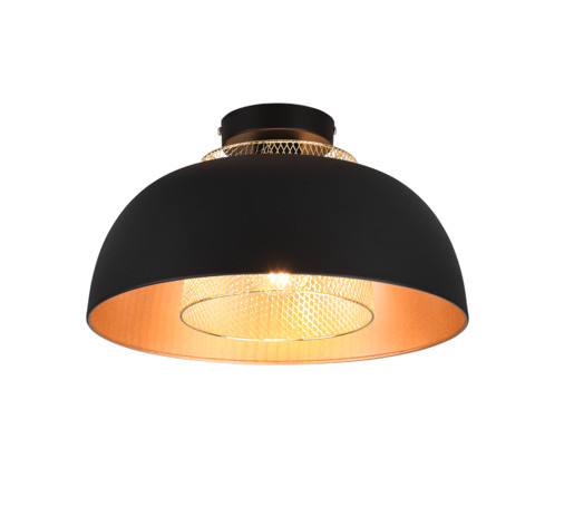 Stropní osvětlení Reality Punch černá R60811032