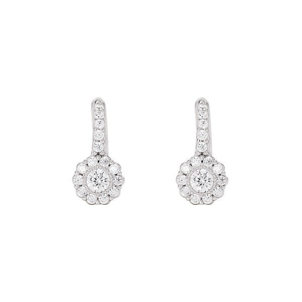 Náušnice se syntetickými kameny 336-185-000500 2.40g