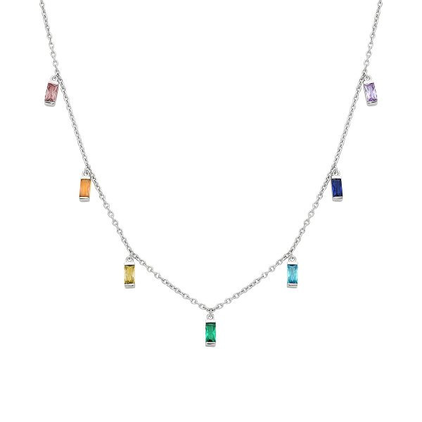 Náhrdelník se syntetickými kameny 176-393-002113-0000