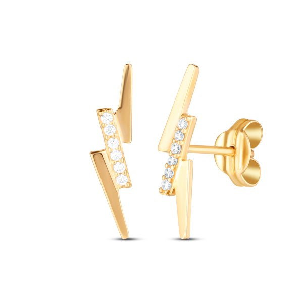 Náušnice se syntetickými kameny 236-308-049198 0.70g