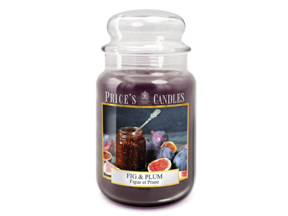 Price’s PRICE'S MAXI svíčka ve skle Fig & Plum - hoření 150h