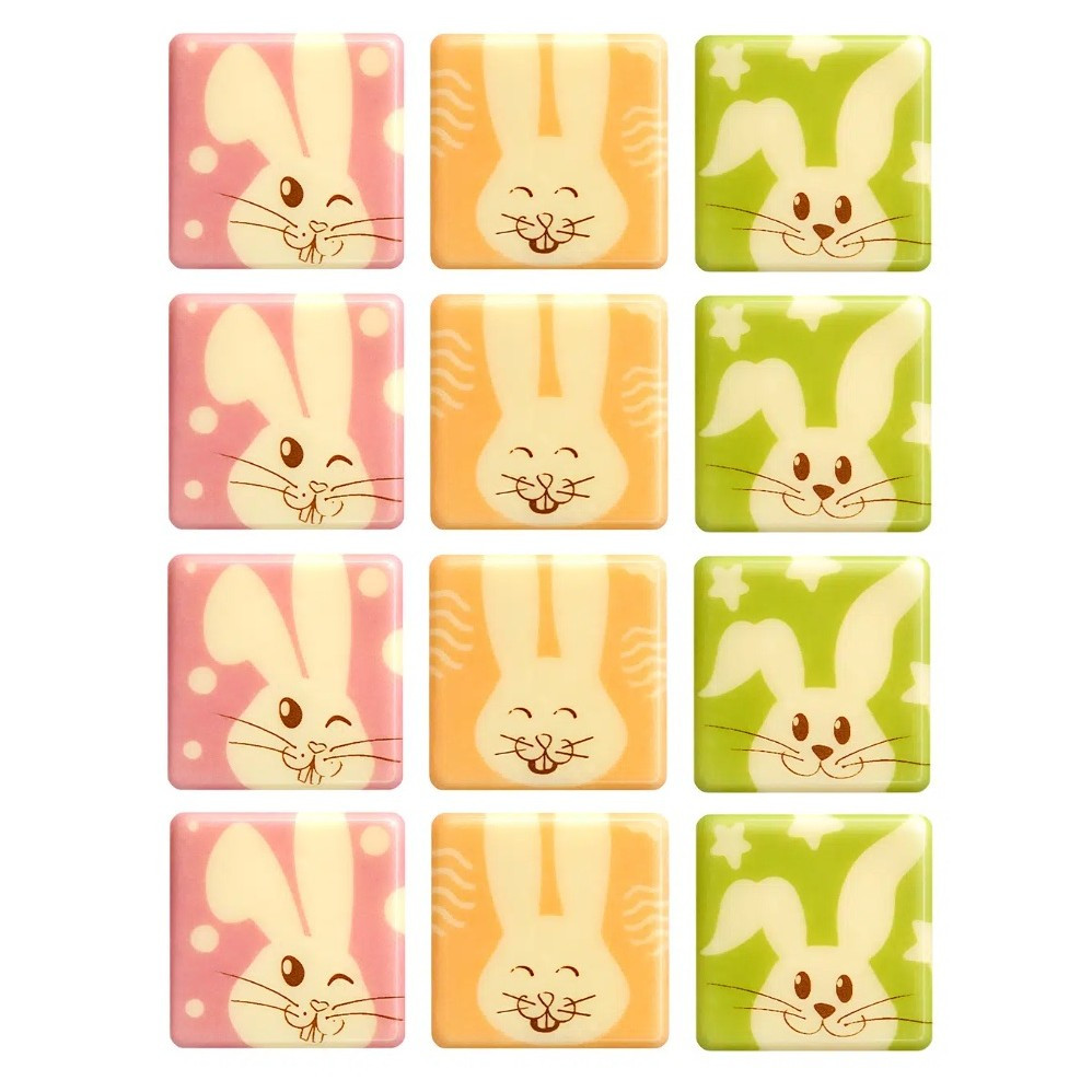 Barbara Luijckx Čokoládová dekorace Legrační zajíček 12ks