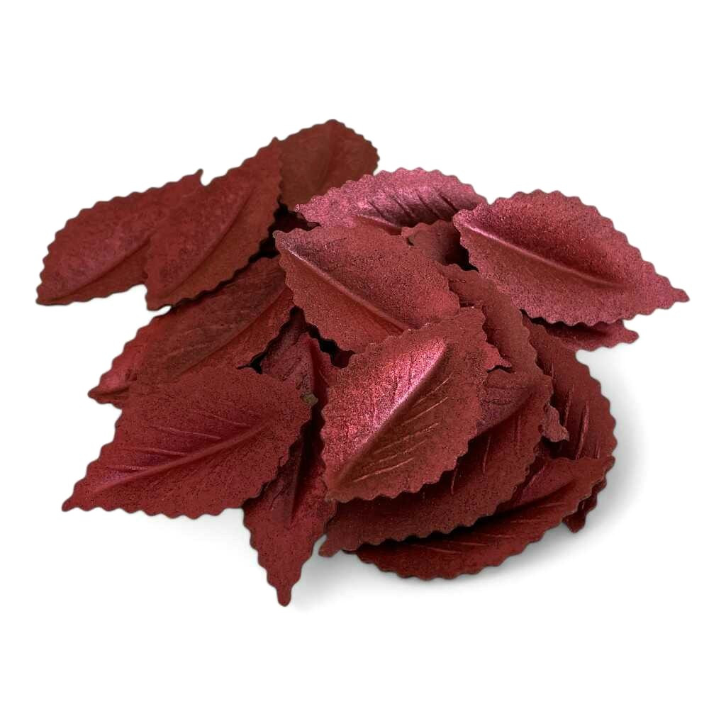 List z jedlého papíru perleťový bordó 20ks