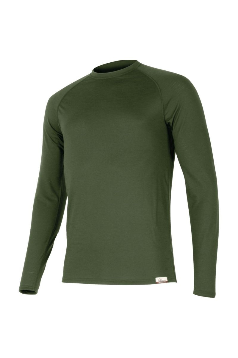 Lasting ATAR 6262 zelené vlněné merino triko Velikost: L