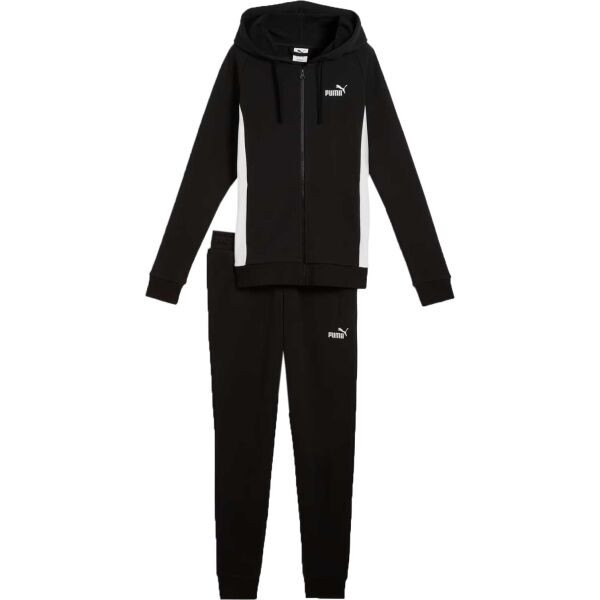 Puma HOODED SWEAT SUIT TR Dámská souprava, černá, velikost