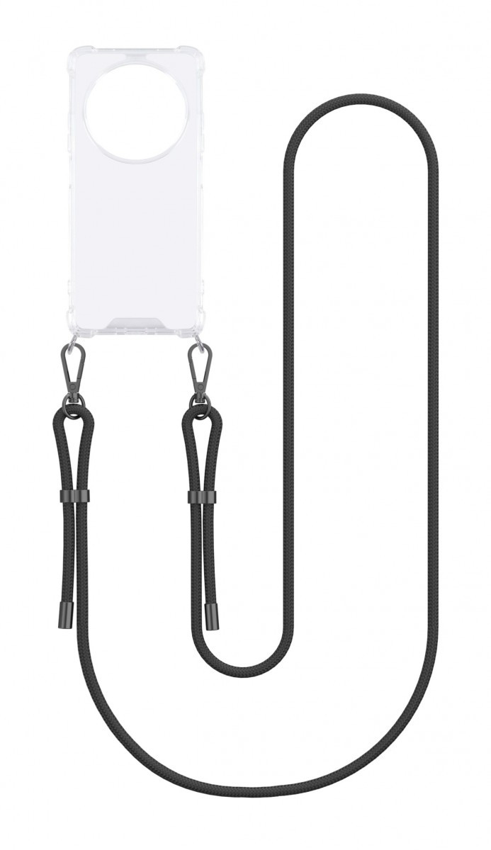 Kryt TopQ Armor Xiaomi Redmi 14C s černou šňůrkou průhledný 136075
