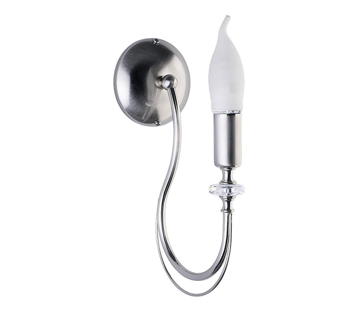 Jupiter Jupiter 1689 - Nástěnné svítidlo MELANI 1xE14/40W/230V stříbrná