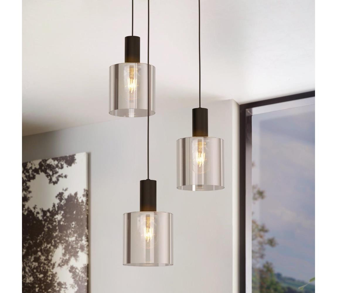 Eglo Eglo 98754 - Lustr na lanku GOROSIBA 3xE27/40W/230V