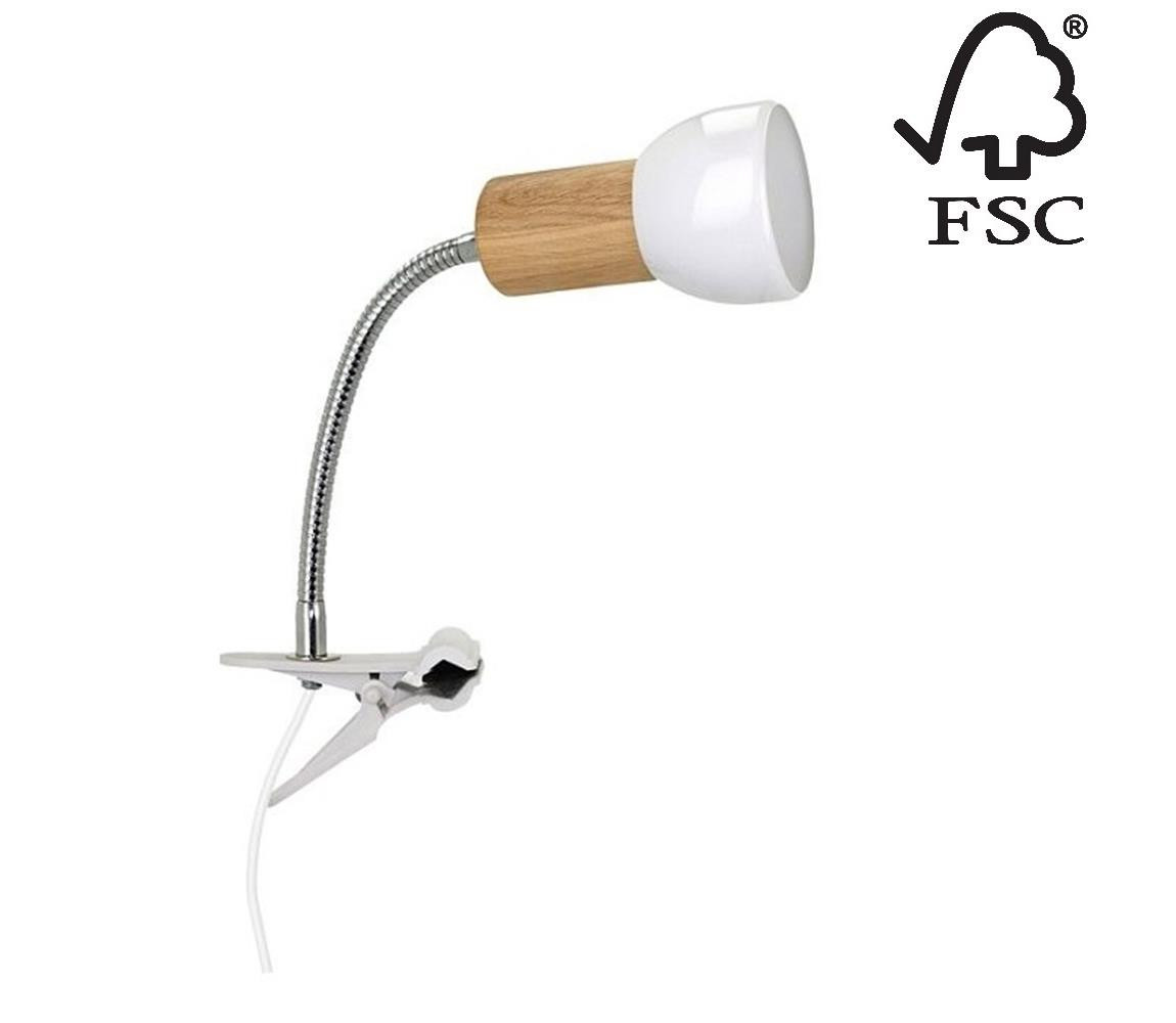 2224174WF - Lampa s klipem SVENDA 1xE27/60W/230V