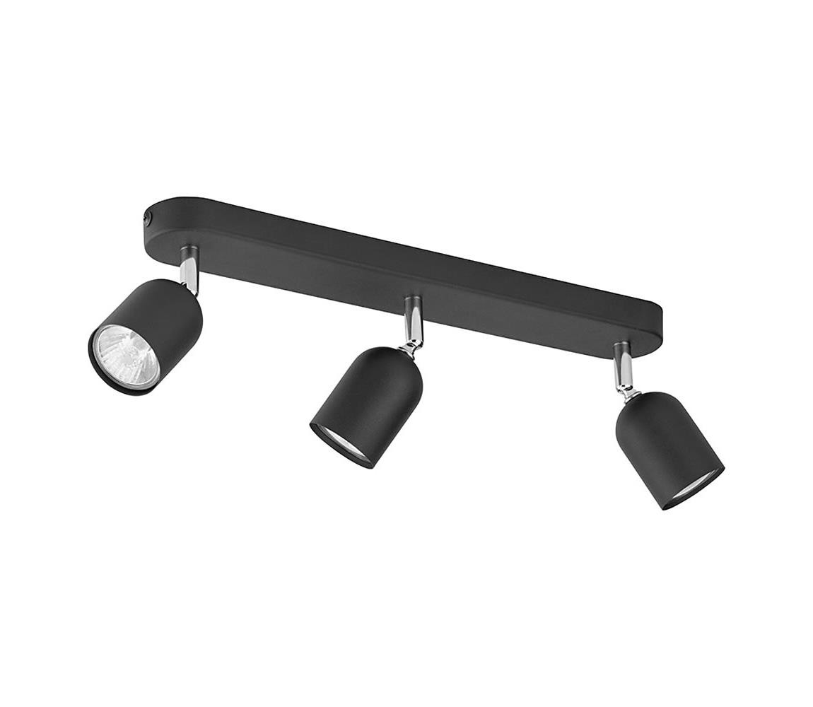 Bodové svítidlo TOP 3xGU10/10W/230V černá