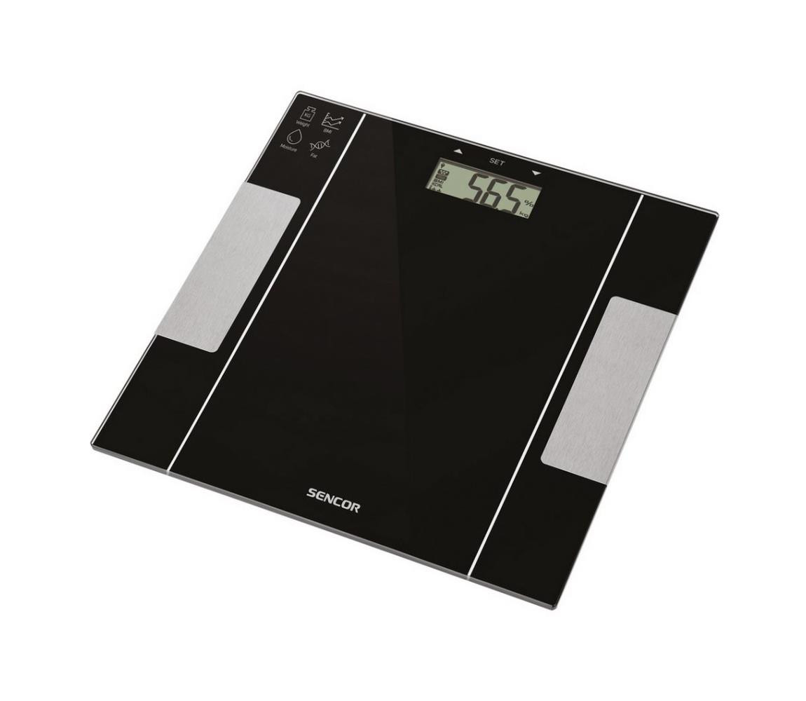 Sencor Sencor - Chytrá osobní fitness váha 1xCR2032 černá